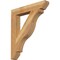 Ekena Millwork Funston Slat Rough Sawn Bracket, Western Red Cedar, 4"W x 26"D x 30"H BKT04X26X30FST06RWR - alternate 1